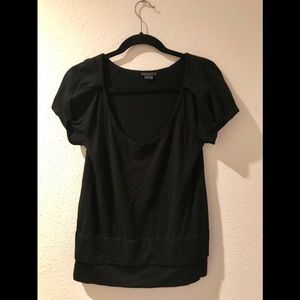 THEORY Capped Sleeve Sweater